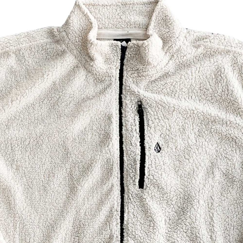 Moletom Volcom Solid Stone Sherpa Branco