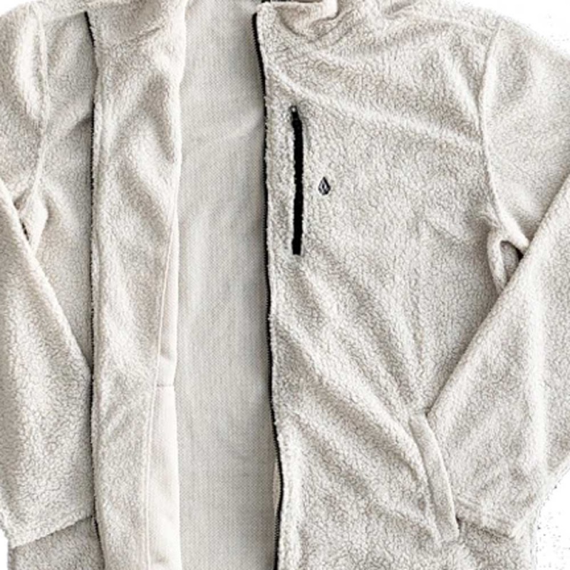 Moletom Volcom Solid Stone Sherpa Branco