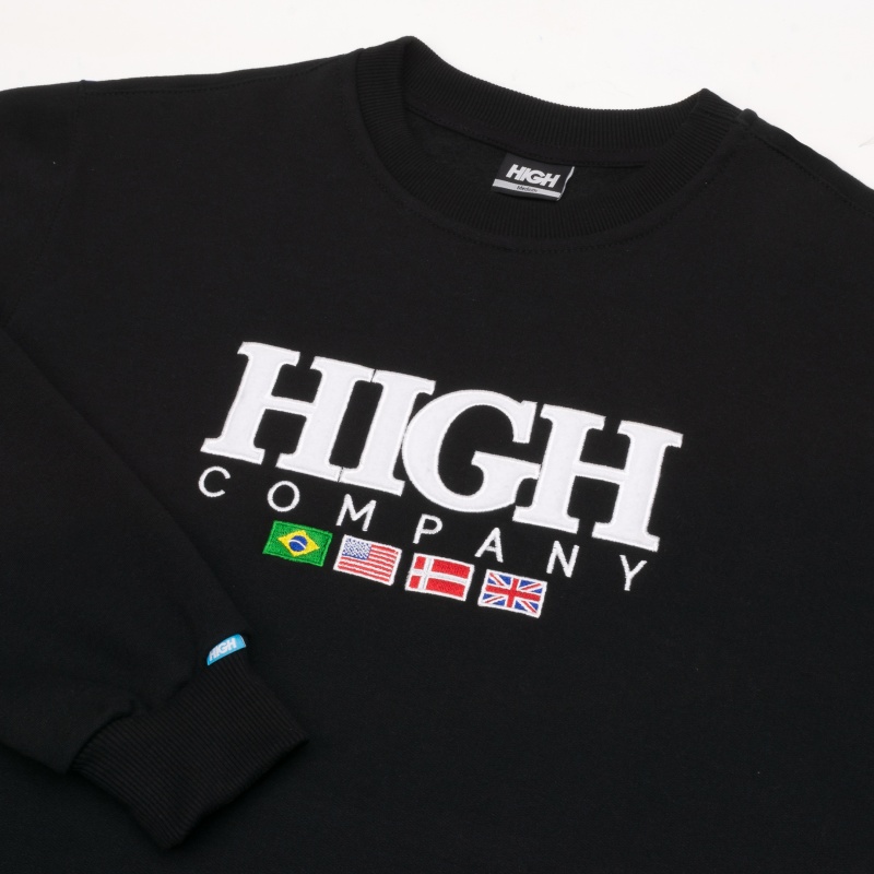 Moletom Crewneck High World Boss Preto