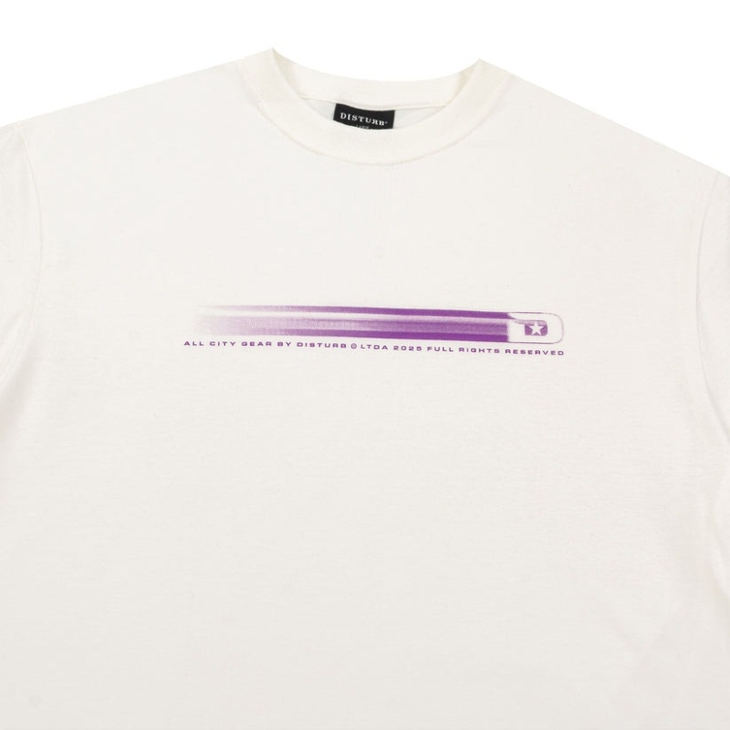 Camiseta Disturb Motion Bege