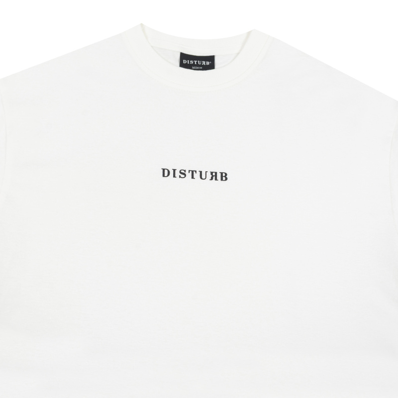 Camiseta Disturb Og Logo Bege