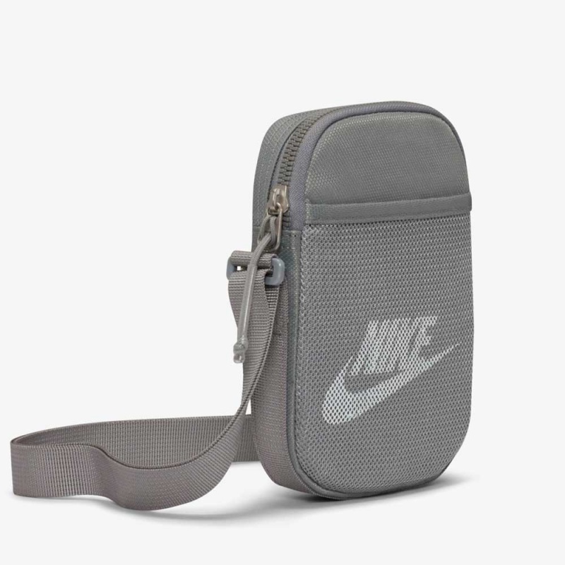 Pochete Nike Shoulder Heritage Cinza