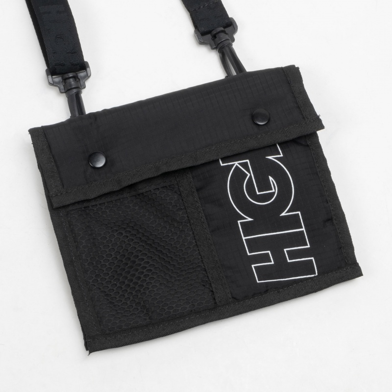 Pochete High Shoulder Bag Sack Preto