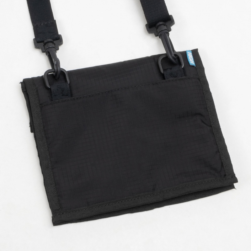 Pochete High Shoulder Bag Sack Preto
