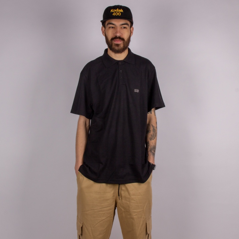 Polo Hocks Colors Preto