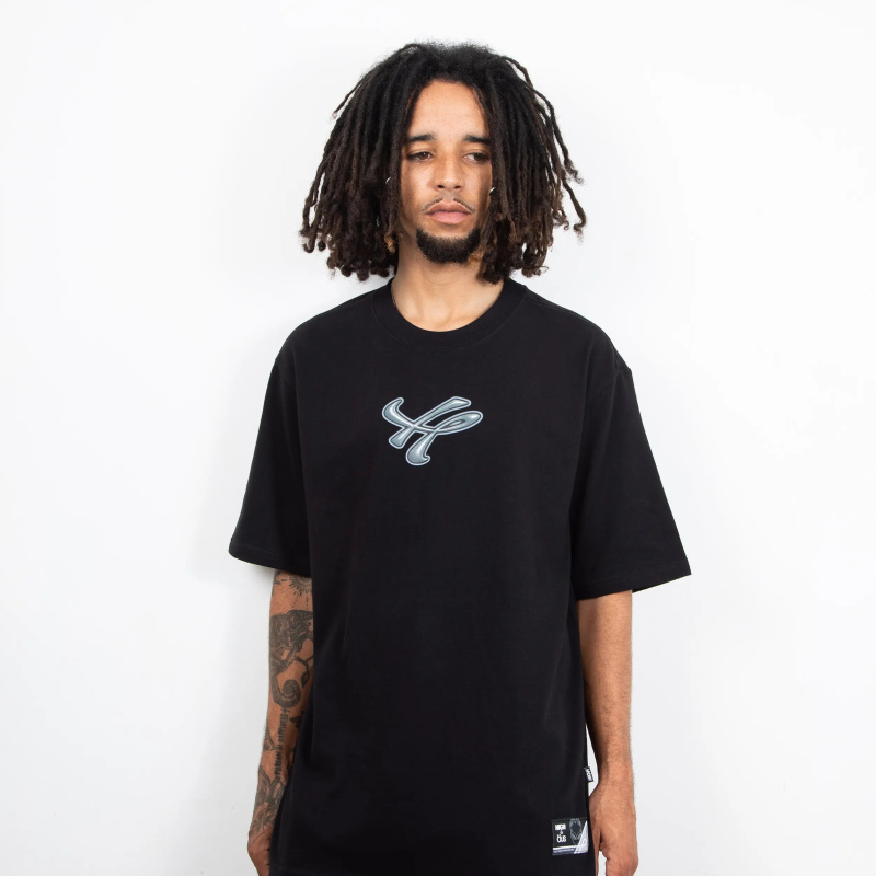 Camiseta High x Ous Tag Preto