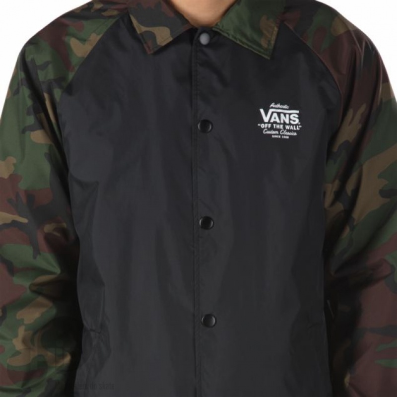 casaco camuflado vans