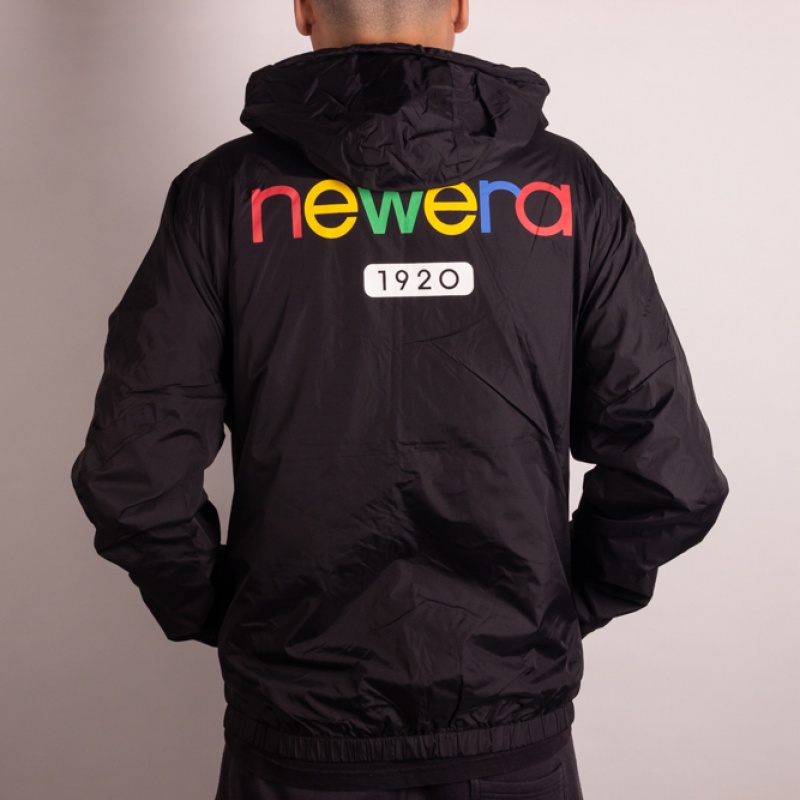 Quebra Vento New Era Branded Colourful Preto