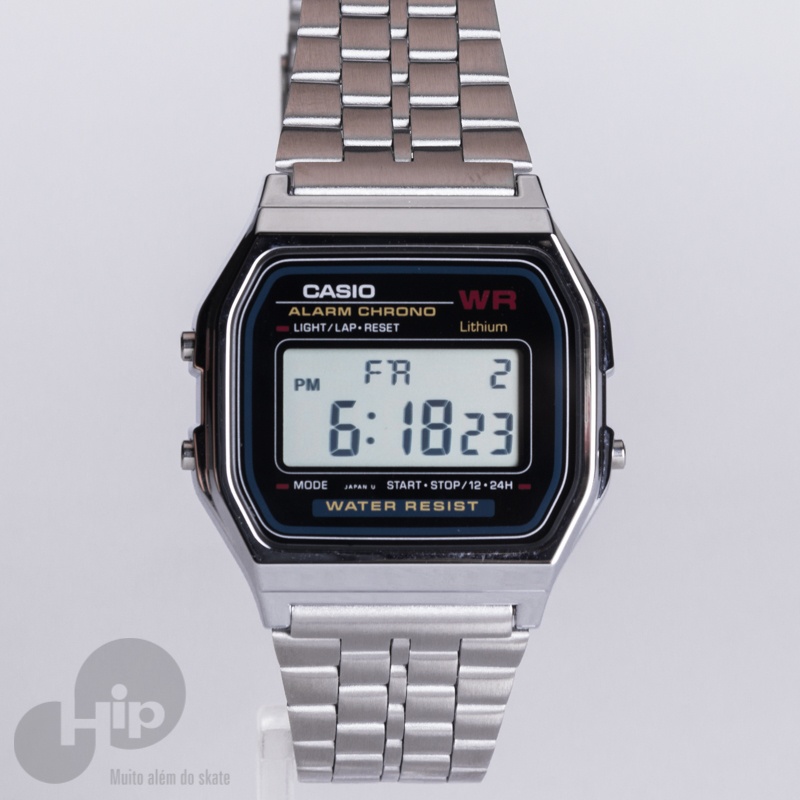 RELGIO CASIO A159WA-N1DF PRATA