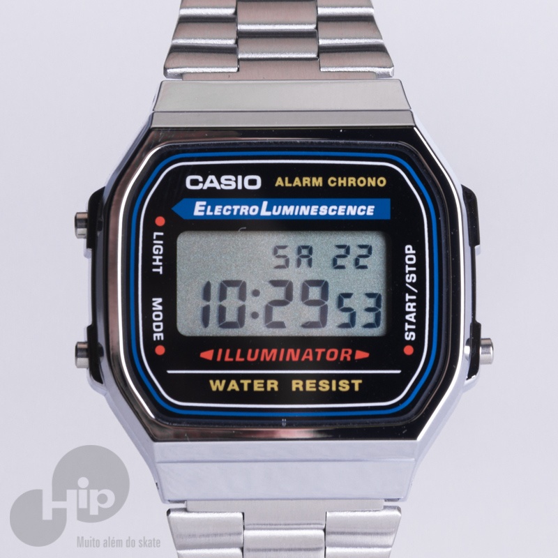 RELGIO CASIO A168WA-1WDF PRATA