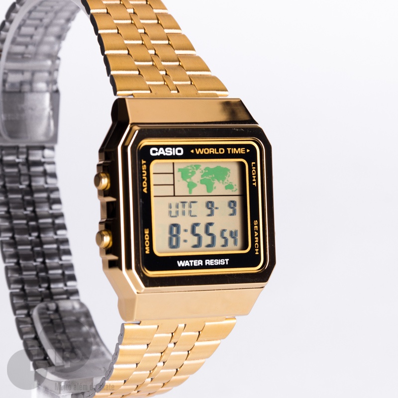 RELGIO CASIO A500WGA-1DF DOURADO