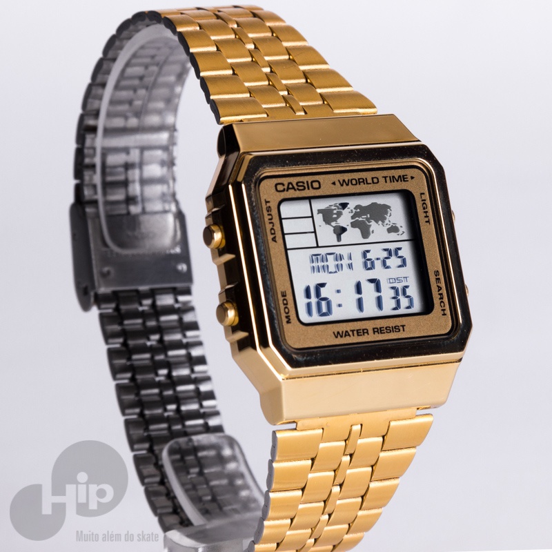 RELGIO CASIO A500WGA-9DF DOURADO