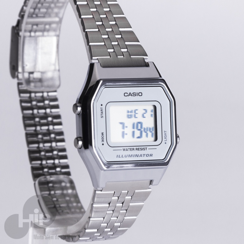 RELGIO CASIO LA680WA-7DF PRATA