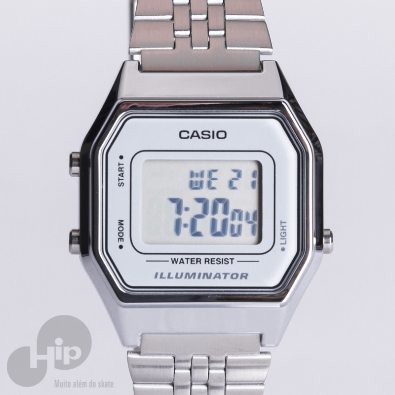 RELGIO CASIO LA680WA-7DF PRATA