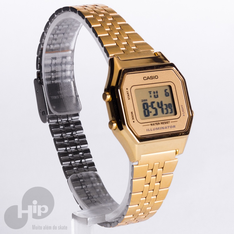 RELOGIO CASIO LA680WGA-9DF DOURADO