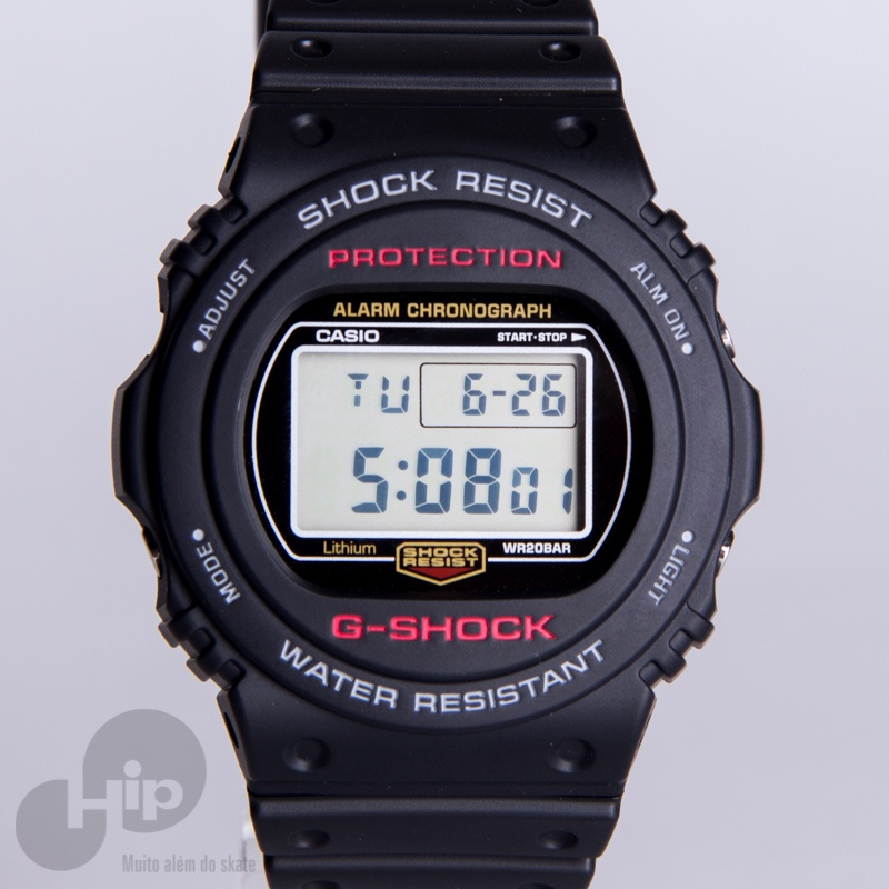 RELGIO G-SHOCK DW-5750E-1DR PRETO