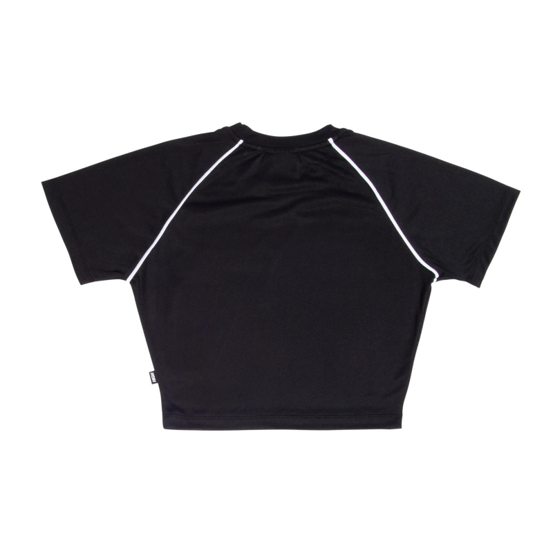 Baby Look High Raglan Fresh Preto