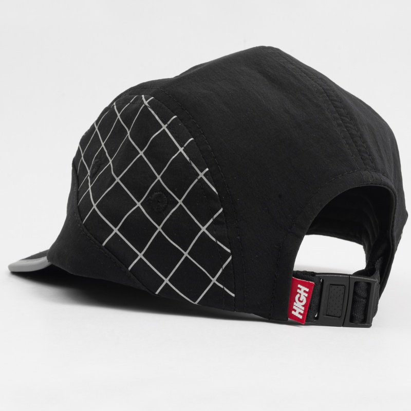 Bon High 5 Panel Squared Reflective Preto