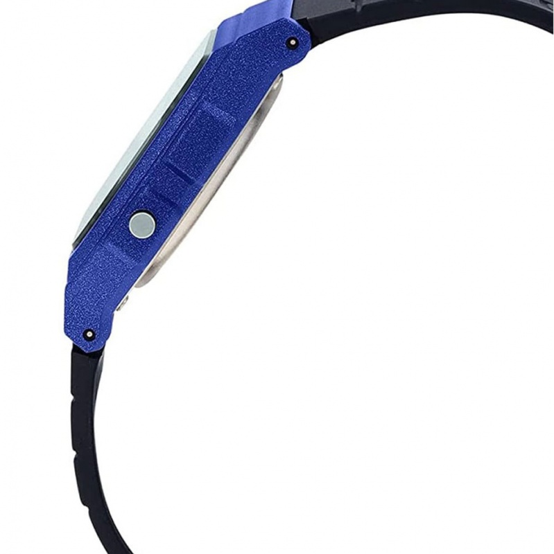 Relgio Casio F-91WM-2ADF Preto e Azul