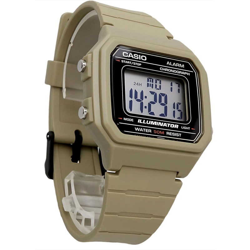 Relgio Casio W-217H-5AVDF Bege
