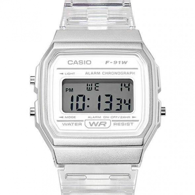 Relgio Casio F-91Ws-8DF Transparente