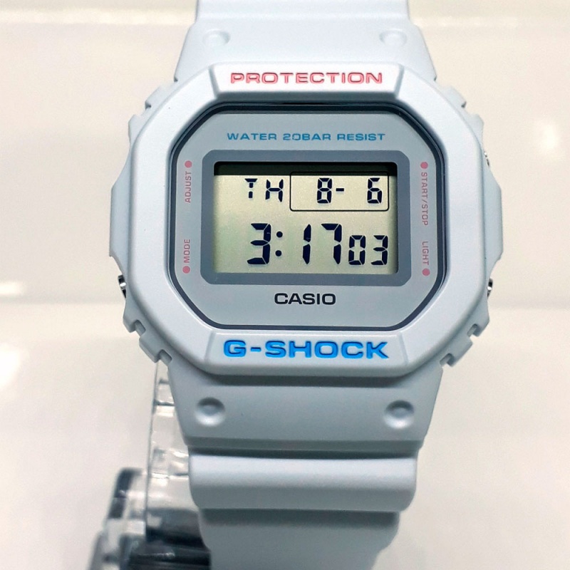 Relgio G-Shock Dw-5600SC-8DR Cinza Claro