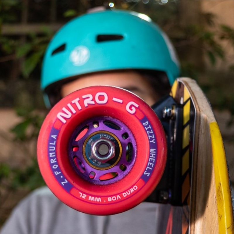 Roda Dizzy 72mm Nitro-G Rosa