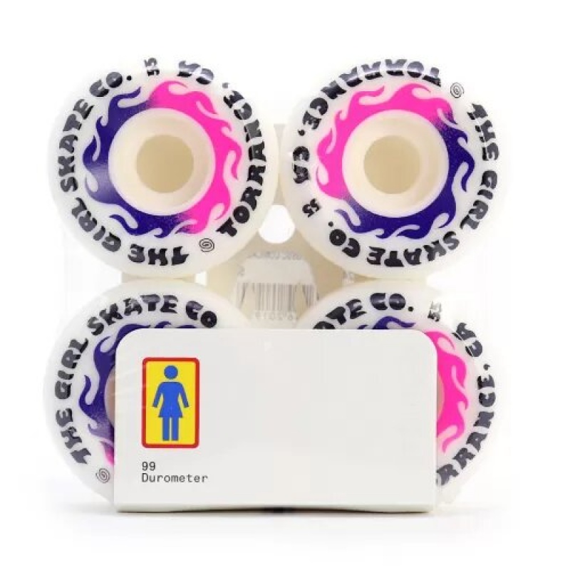 Roda Girl 55mm 99A Cnical Branco