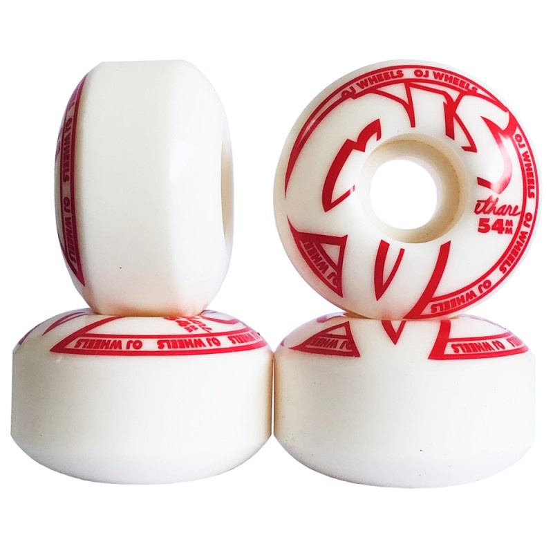 Roda Oj 54mm Concentrates Branco/Rosa