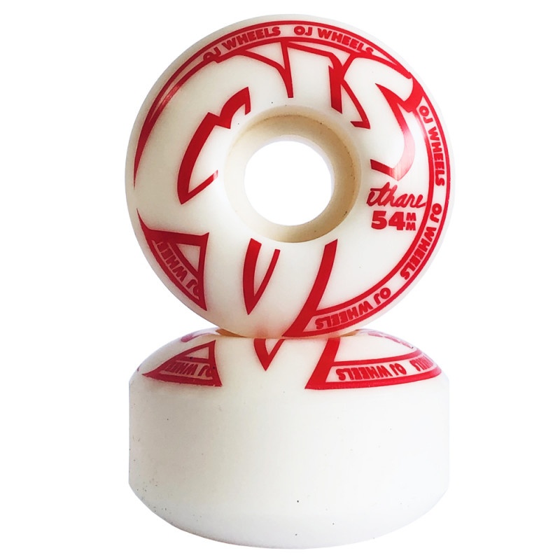 Roda Oj 54mm Concentrates Branco/Rosa