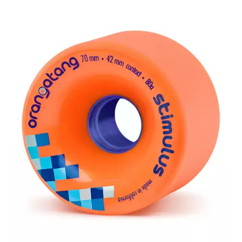 Roda OrangaTang 70mm Stimulus Laranja