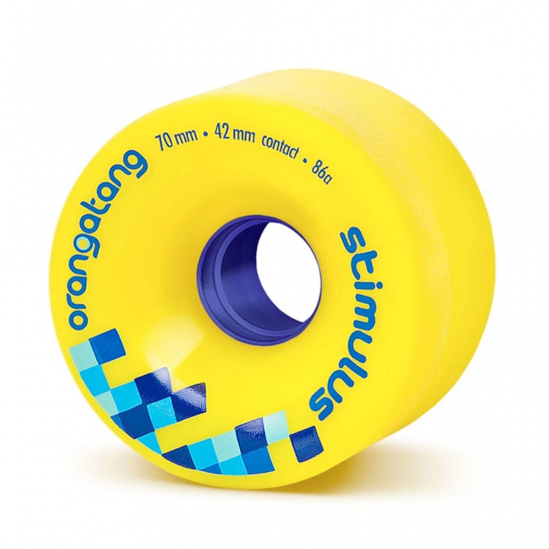 Roda Orangatang 70mm Stimulus Amarelo