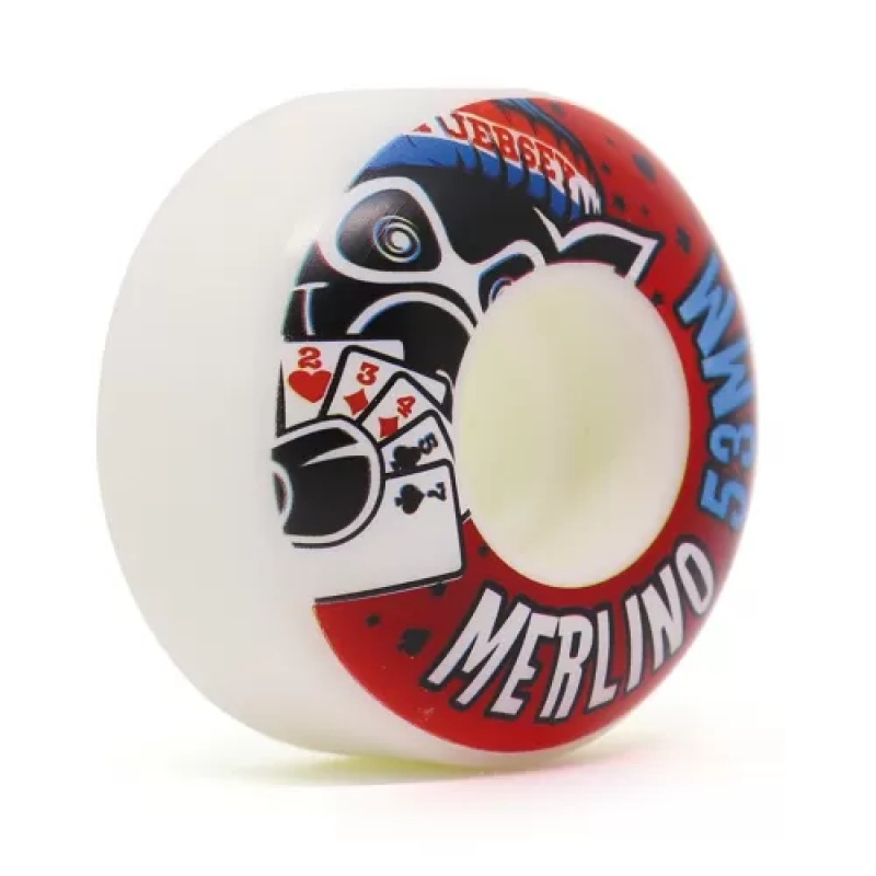 Roda Pig 53mm Merlino Branco