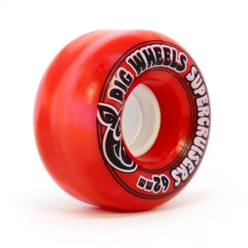 Roda Pig 62mm Super Cruiser Vermelho