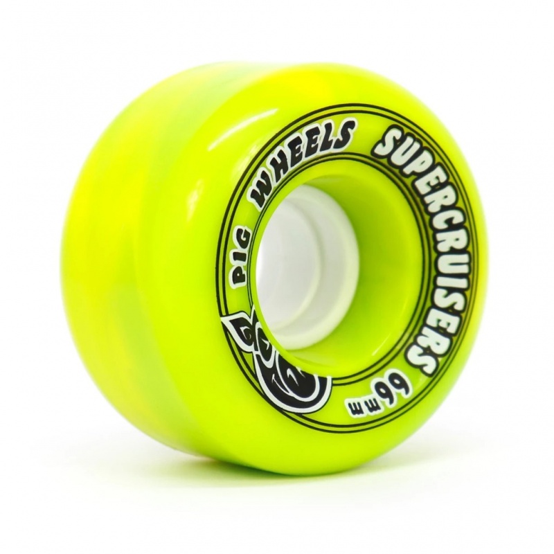 Roda Pig 66mm Super Cruiser Verde