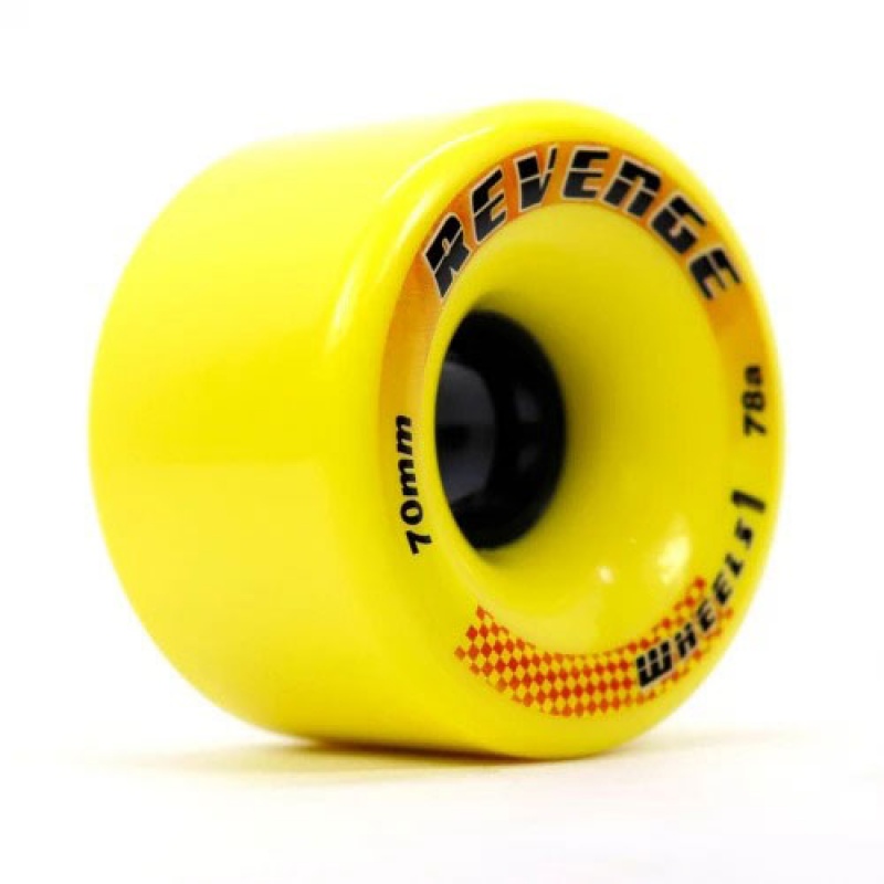 Roda Revenge 70mm Flag Amarelo