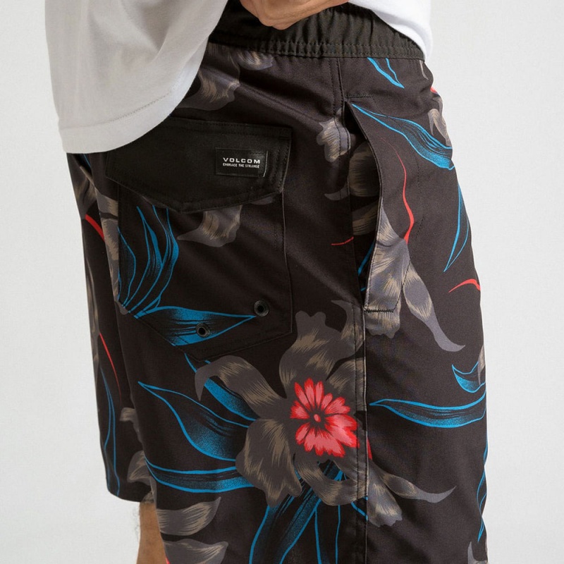 Bermuda Volcom Island Time Preto