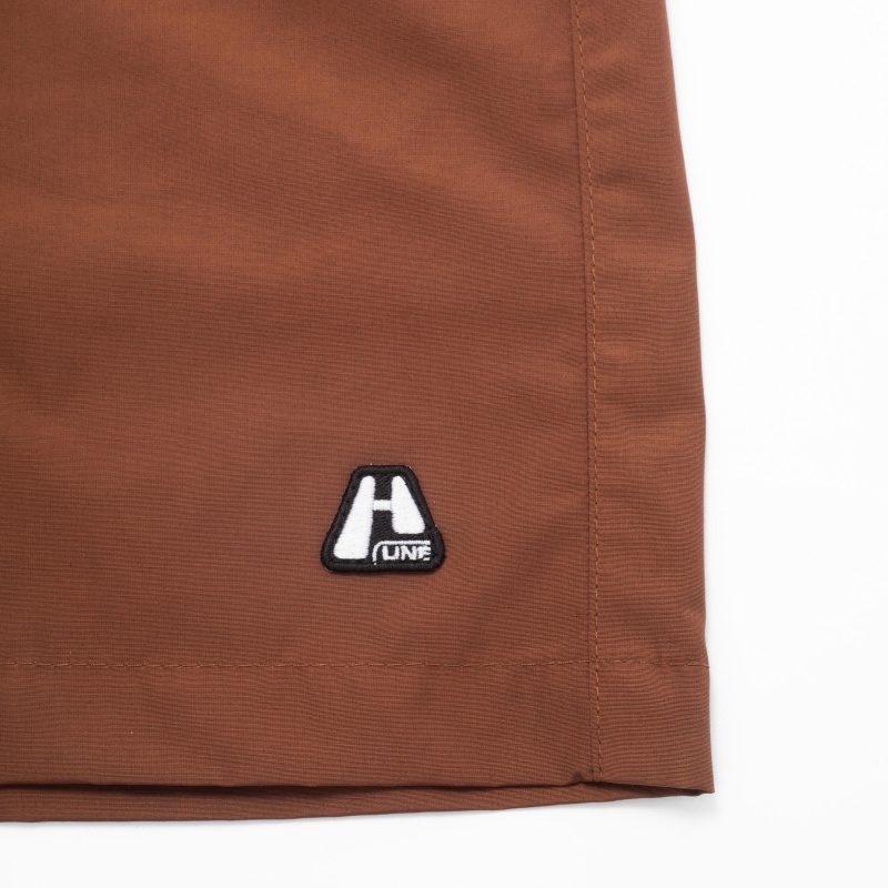 Bermuda High Logo Line Marrom