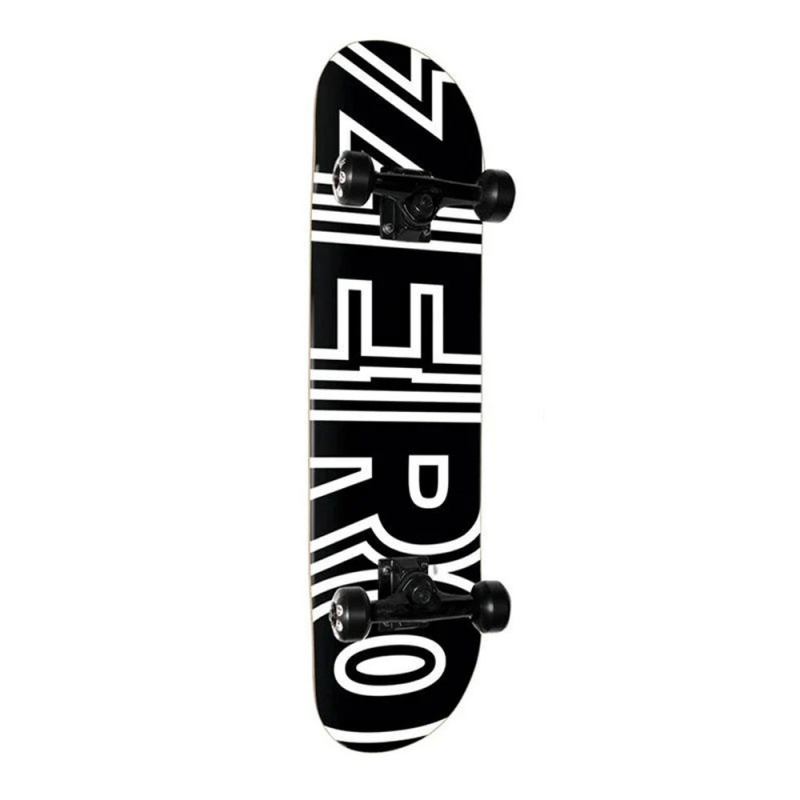 Skate Montado Zero Bold Preto