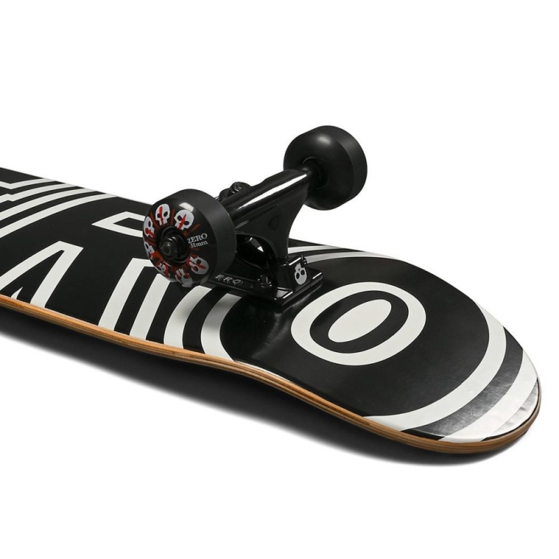 Skate Montado Zero Bold Preto