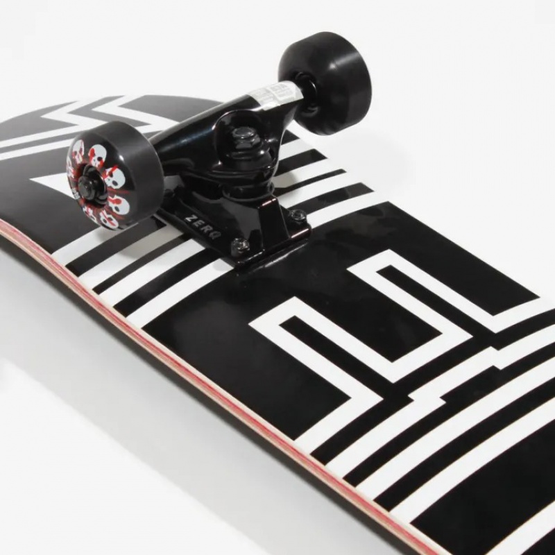 Skate Montado Zero Bold Preto