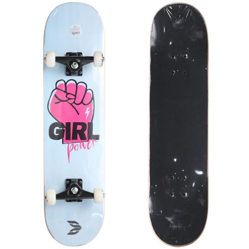 Skate Montado Cisco Girl Power Branco