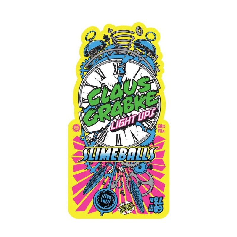 Roda Slime Balls 60mm Claus Grabke Vomits Verde