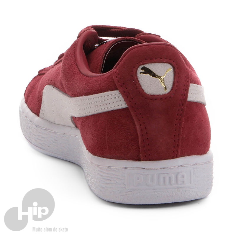 puma suede feminino vermelho