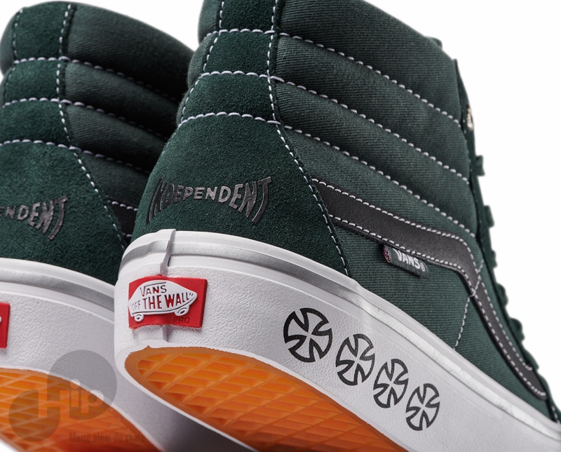 Tnis Vans X Independent Sk8-Hi Pro Verde