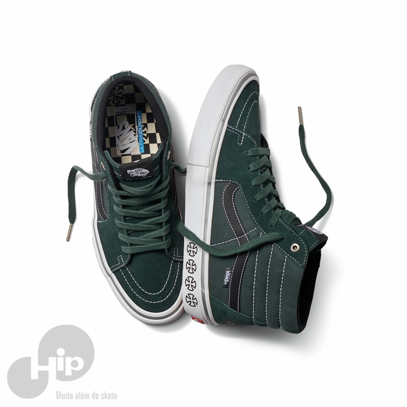 Tnis Vans X Independent Sk8-Hi Pro Verde