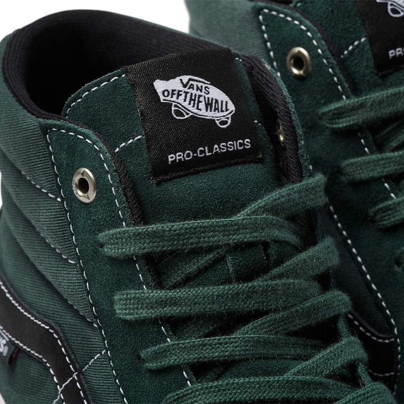 Vans verde sales cano alto