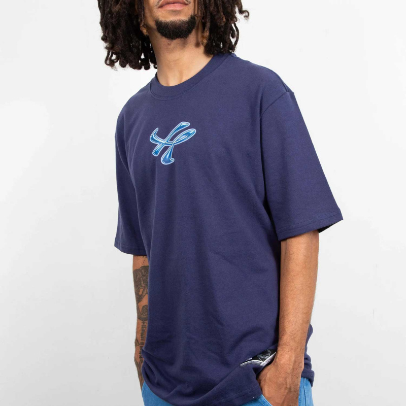 Camiseta High x Ous Tag Azul
