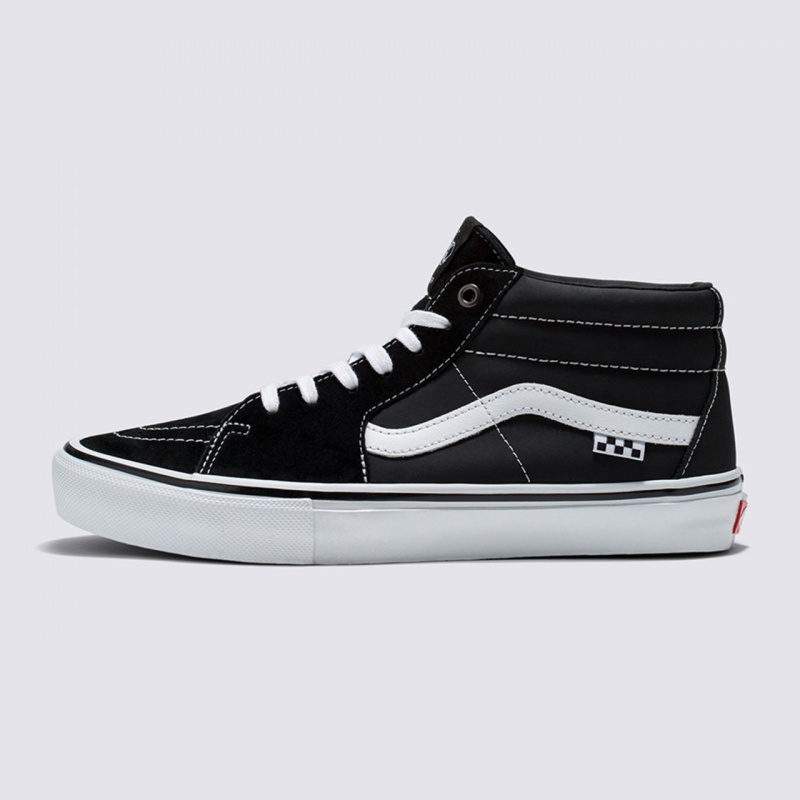 Tnis Vans Skate Grosso Mid Preto