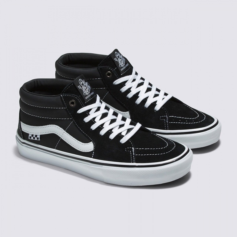 Tnis Vans Skate Grosso Mid Preto